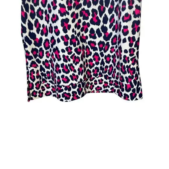 JUDE CONNALLY Megan Tunic Dress Catalina Large Leopard in Navy & Pink Size Small - Picture 8 of 10